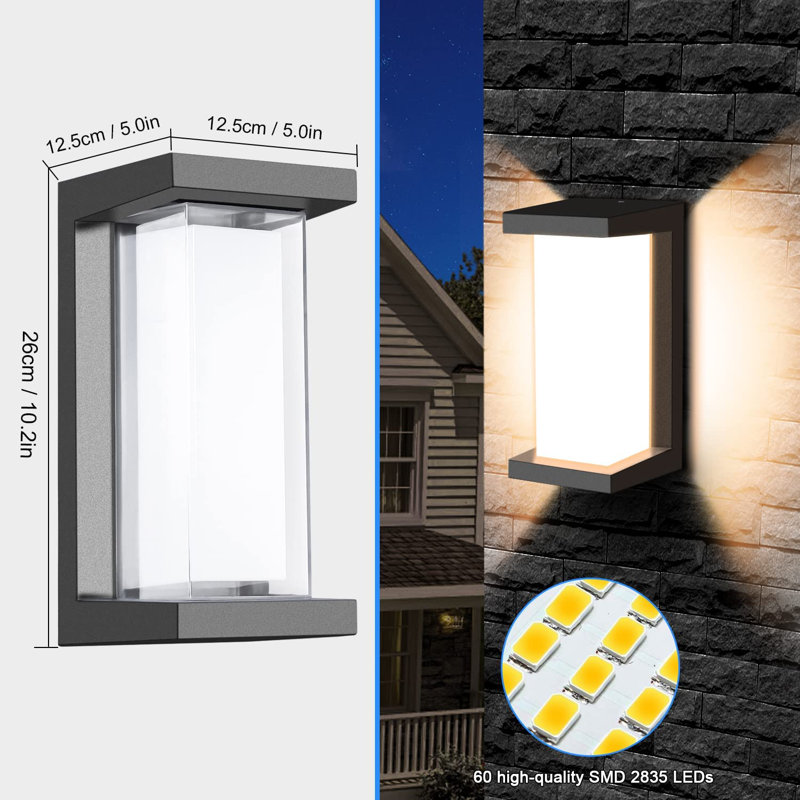 Daive LED Wall Light, Aluminum, 3000K