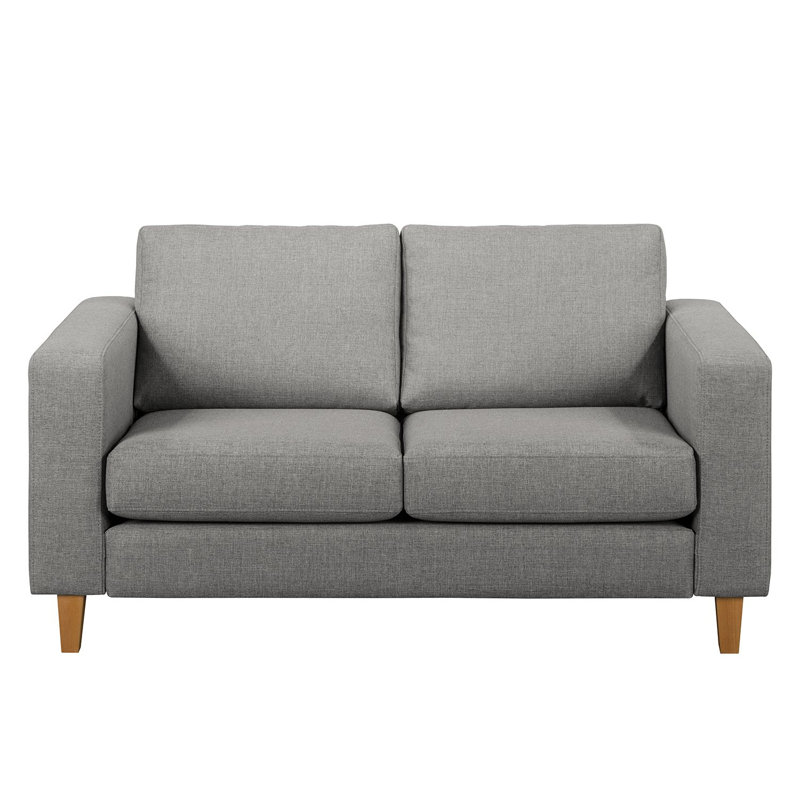 Latanyia 2 Seater Sofa, Light Gray, Brown