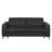 Kitt Genuine Leather 2-Seat Fold-out Sleeper Sofa-11459354