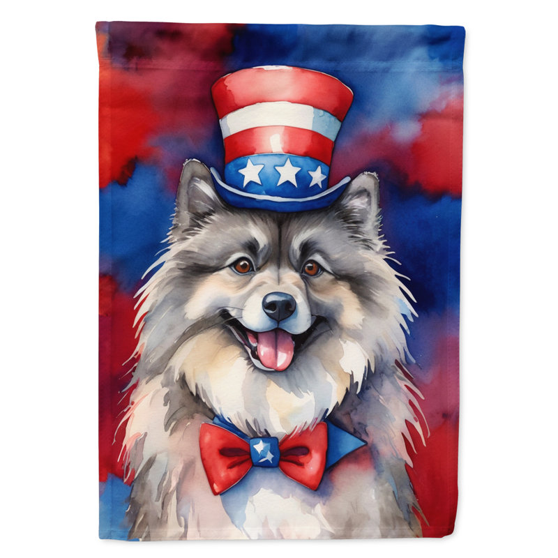 Drapeau patriotique du jardin américain, Spitz loup