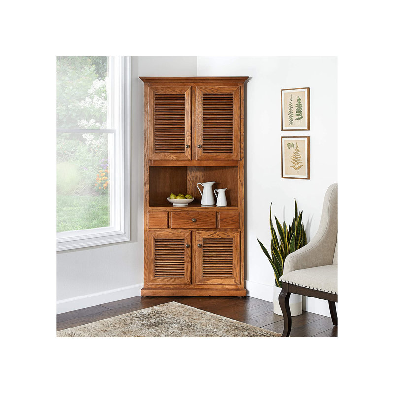 Bahut de coin Classic Oak, Chêne léger