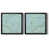 Toile encadrée noire