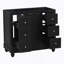 Meuble-lavabo noir 36 po (lavabo non inclus)