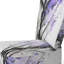 Abstract Orange Flowers - Chaise d'appoint rembourrée traditionnelle-1554991748