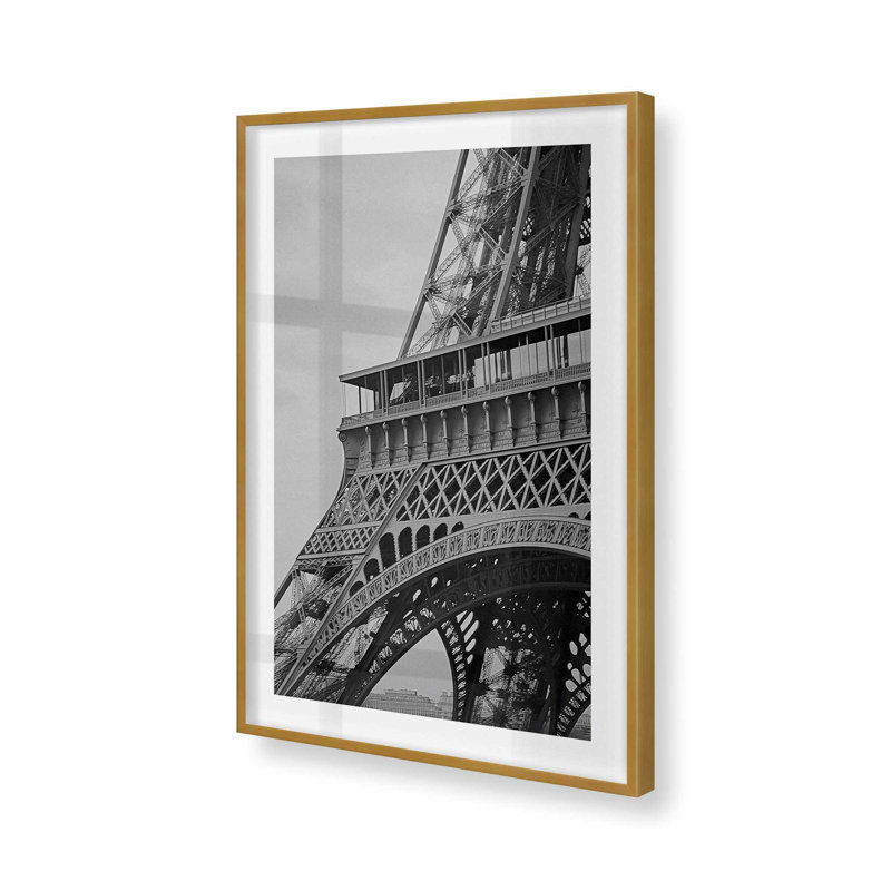 Paris Heights, Cadre photo simple or poli, H 12,25 po x l 15,25 po