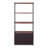 Claudio 3-Shelf Bookcase with Doors