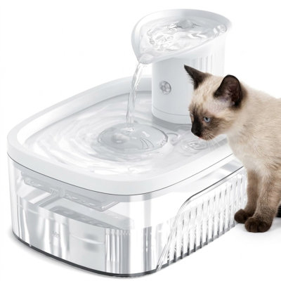 85oz/2.5L Large-Capacity Cordless Cat Water Fountain.