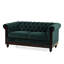 Canapé en velours 59,44 po Chesterfield
