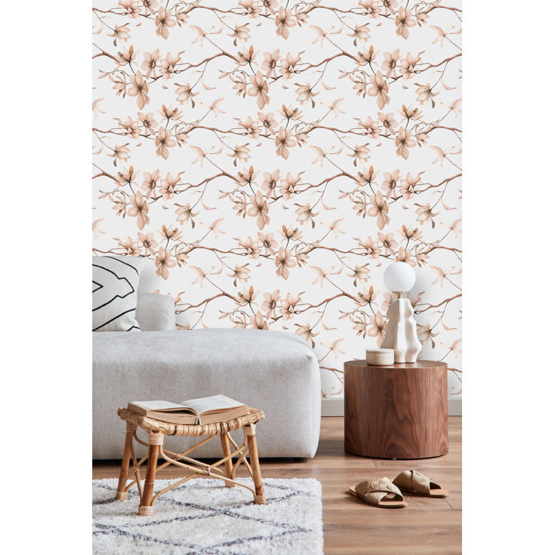 Floral Tile, 18.75" L x 25" W, Vinyl