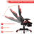 Ebern Designs Adjustable Reclining Ergonomic Swiveling PC & Racing Game Chair with Footrest-426508213