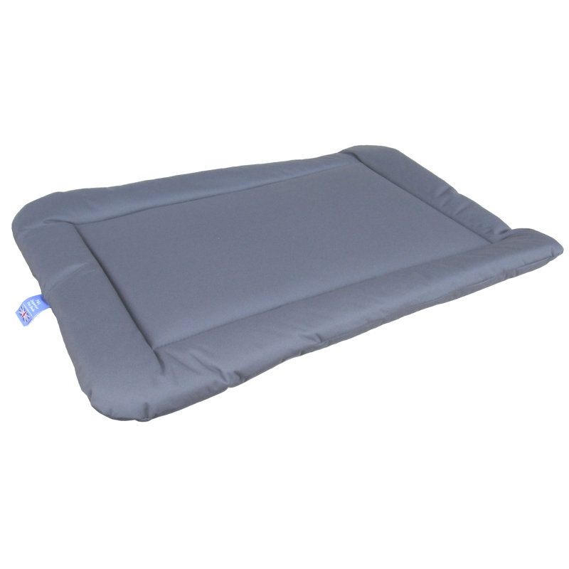 Decimus Polyester Pet Bed, Grey, 5 cm H x 85 cm W x 61 cm D