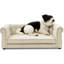 Lit pour chien surélevé beige, pour les grandes races, tissu facile à nettoyer élégant moyen / grand chien beige, statique-1506614413