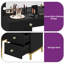 45.5” vanity set with lighted mirror, charging station and stool-1269886370