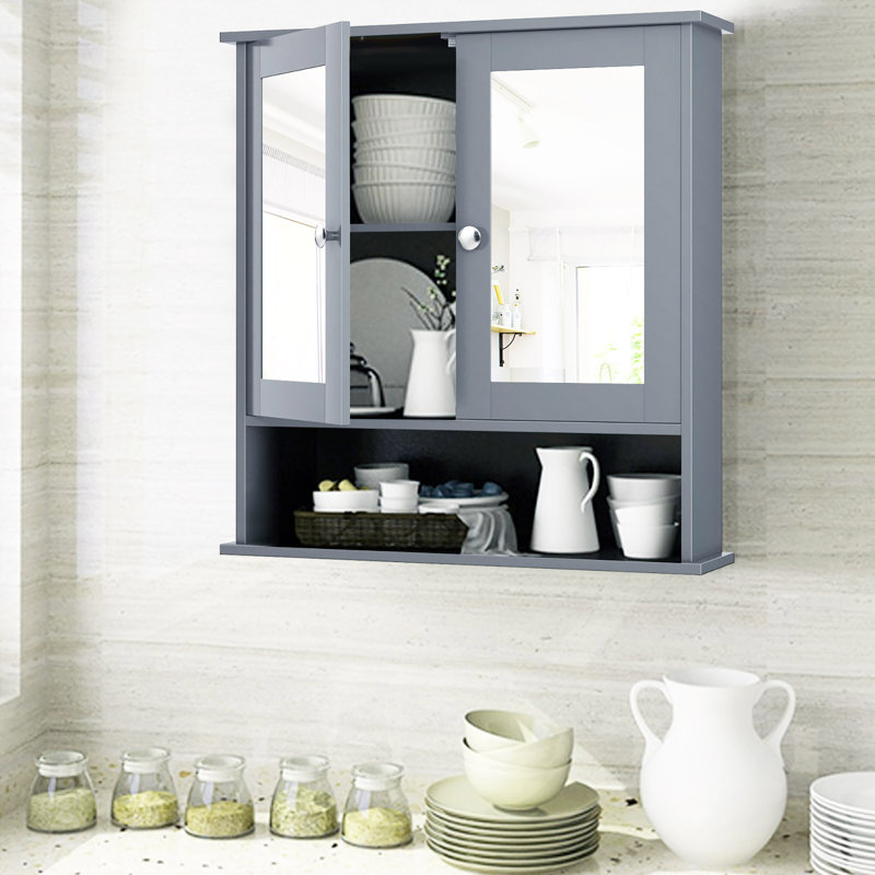 Barbro Bathroom Cabinet, Gray