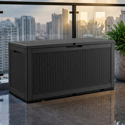 130 Gallon Durable Waterproof Deck Box