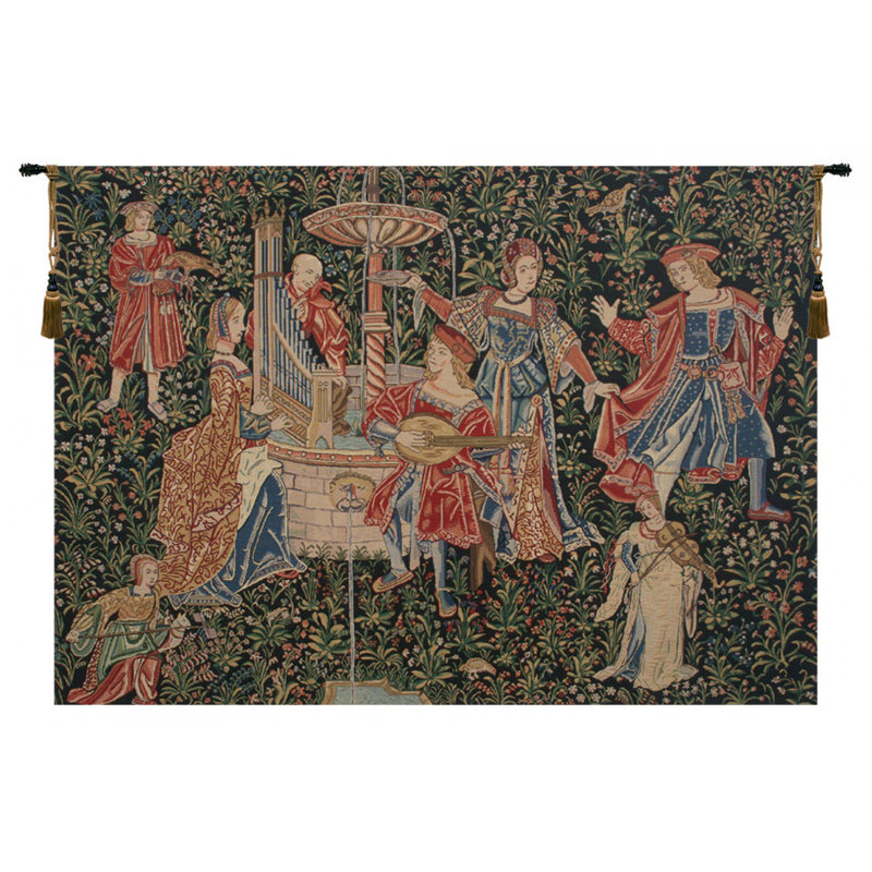 Loom Woven Cotton Blend Wall Hanging, 47" H x 69" W