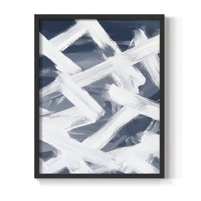 Abstrait XXIX, reproduction encadrée - prête à être accrochée - fabriquée aux États-Unis