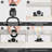 Jaira 18" Black Metal USB Table Lamp Set with Touch Control and Bulbs