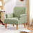Upholstered Wooden Armchair-981167962