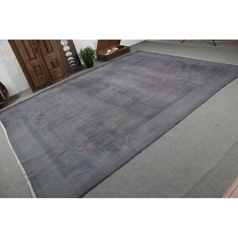 Tapis rectangulaire noué à la main