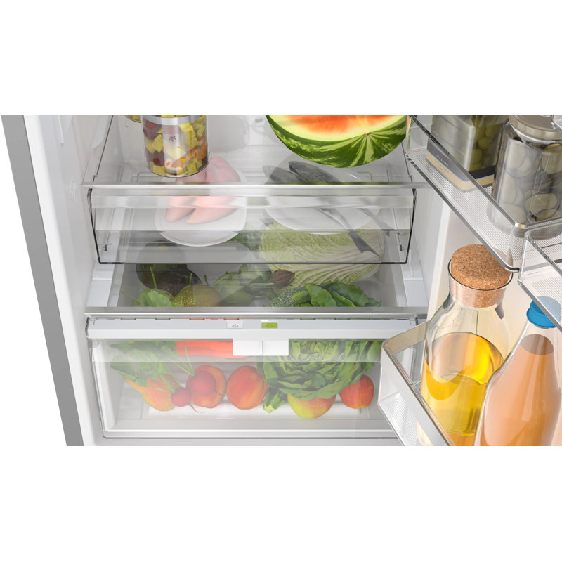 Free-Standing Fridge-Freezer, White