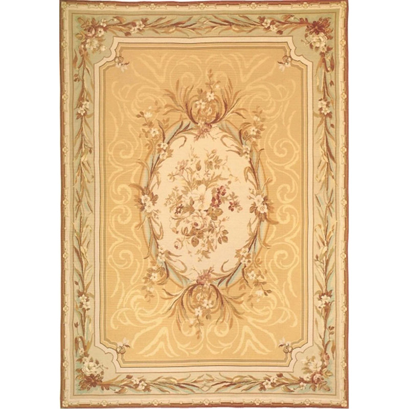 Hand Woven Wool Oriental Area Rug, Rectangle 12'1" x 17'8"