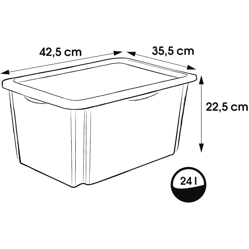 Keeeper Plastic Decorative Bin