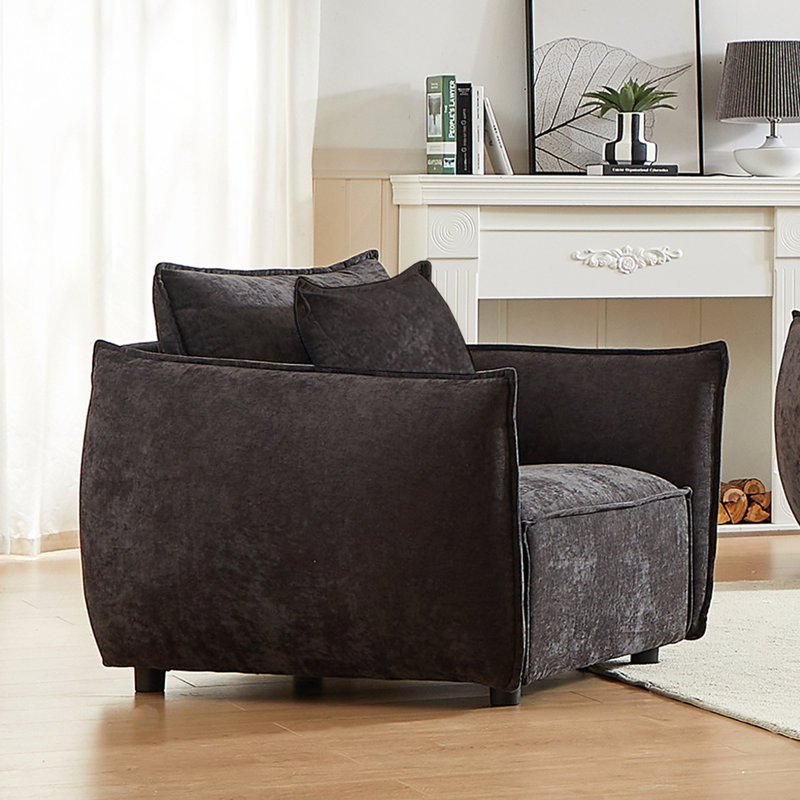 Fauteuil 44 po, Noir