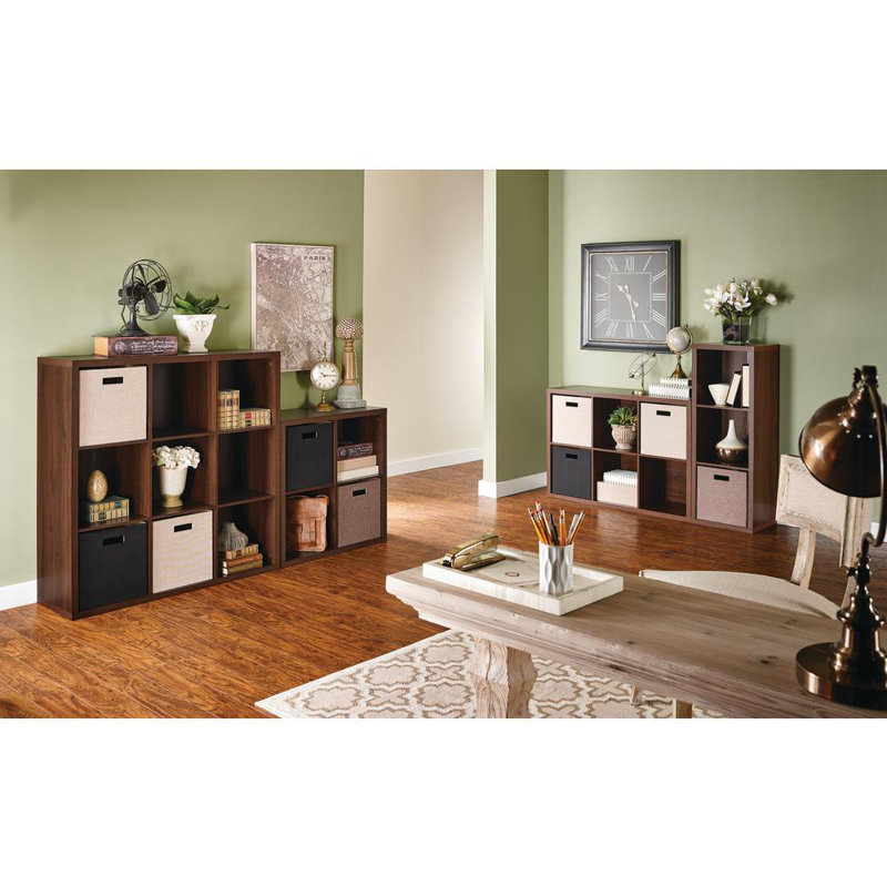 Large Cube Decorative Storage Fabric Drawers by ClosetMaid, Brown