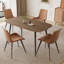 Table de salle à manger de 55 po avec 4 chaises rembourrées-31203938-31203936