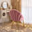 Lemley Shell-Shaped Vanity Chair-1085956867