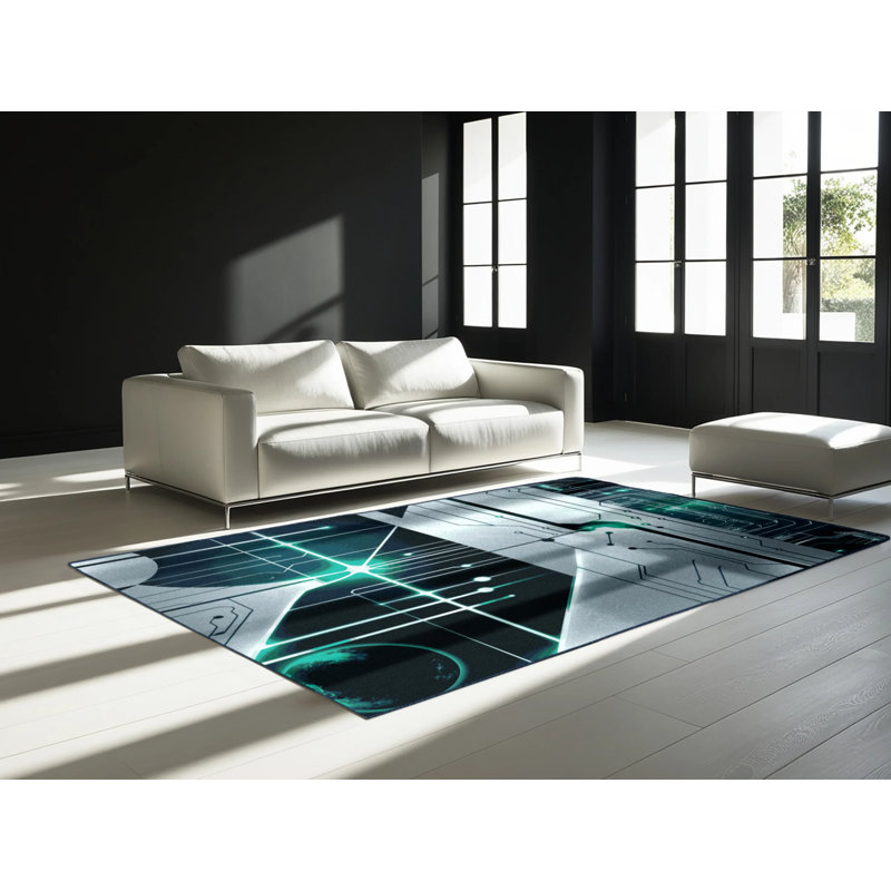 Astro Glow Rug, Square 3'