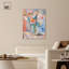 "Cali Flowers", art mural boho pêche par Art Remedy-104325397-111701956