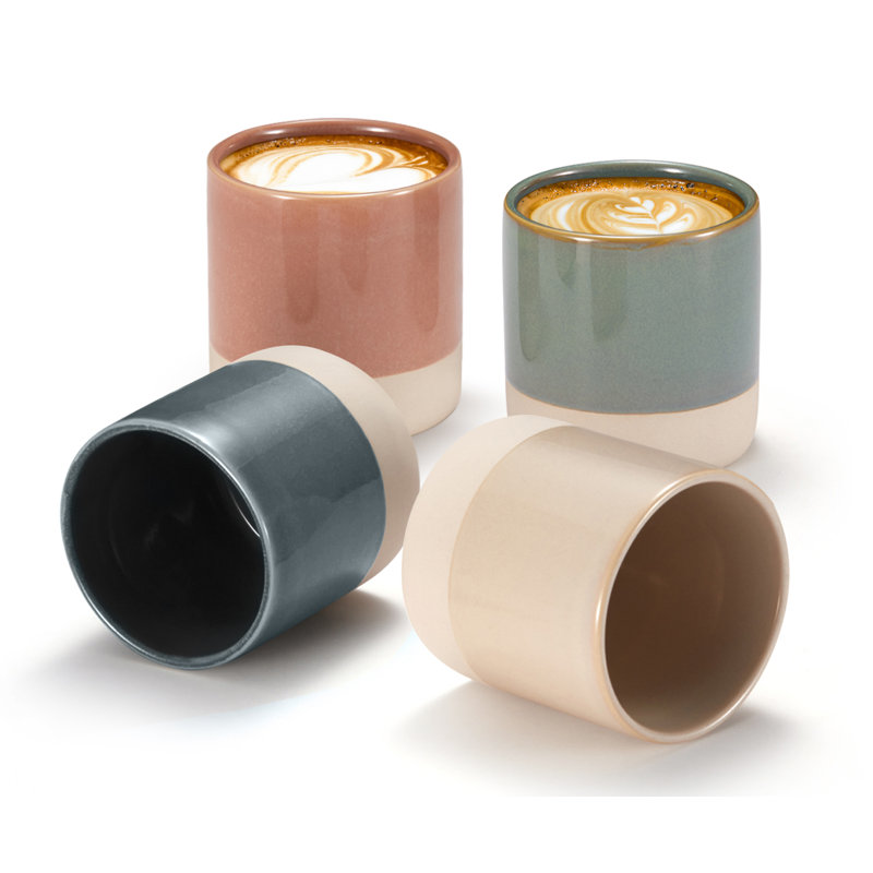 Tasses à café au lait Kook, 10,5 oz, ensemble de 4