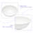 16"X16" White Ceramic C Vessel Bathroom Sink