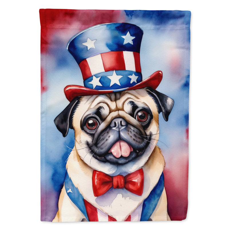 Drapeau patriotique du jardin américain, Carlin brun