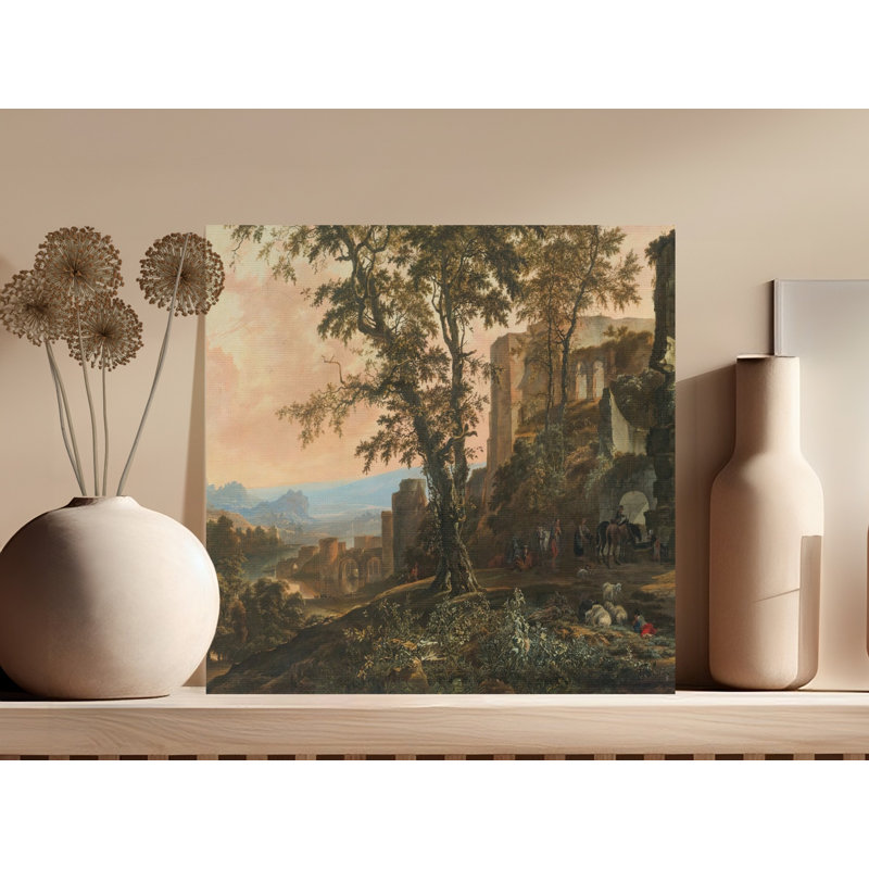 Hulse 1 Piece Wrapped Canvas Wall Art Set, 6x6