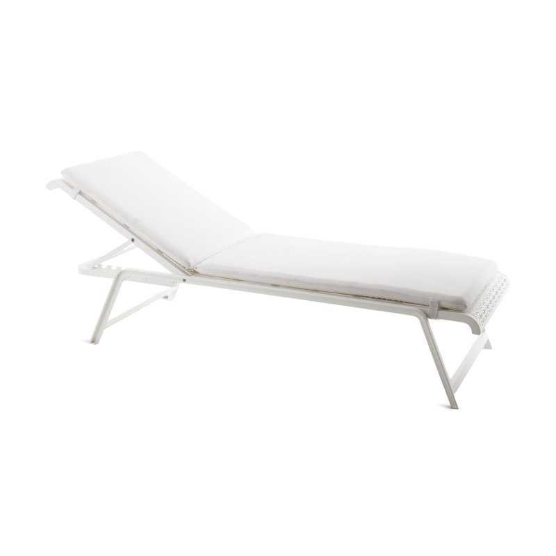 Bain de soleil en aluminium Tline, Blanc