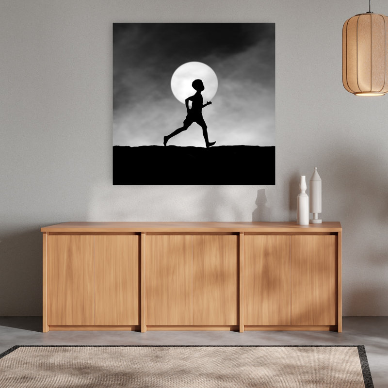 «The Dream Catcher», impression d'art mural paysage abstrait surréel, H 48 po x l 48 po