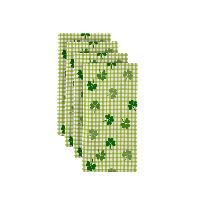 Shay Polyester Gingham Square Napkin