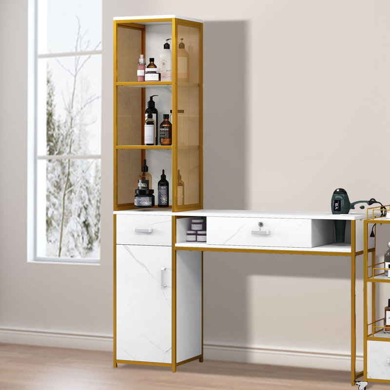Coiffeuse Alyvia, Blanc