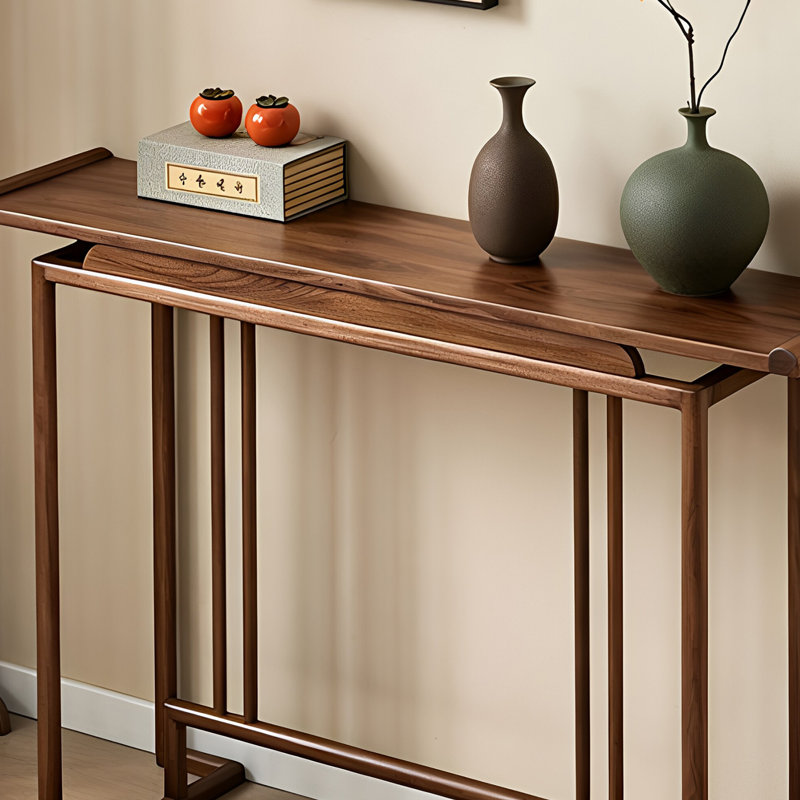 Nouvelle console de style chinois, 35.4" H x 39.4" W x 12.6" D
