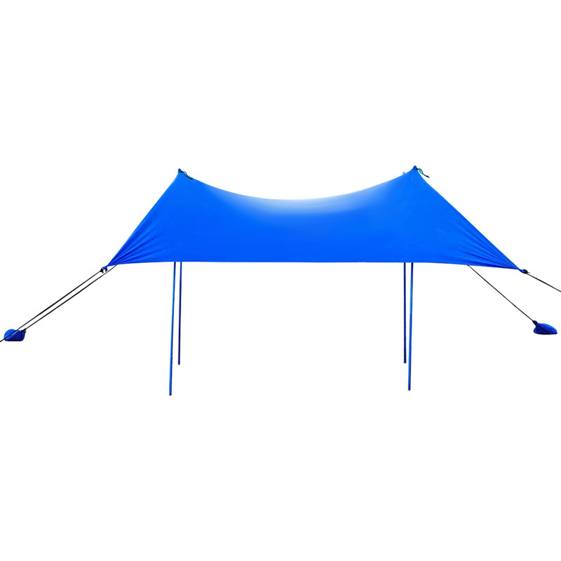Tente portable avec sac de transport, Bleu