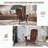 Outsunny Wooden Adirondack Chair with Cup Holder-171084729