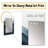 Winter Lake Side Valley Of Tranquility II - Lake Unique Wall Mirror, White Mirror, Printed Metal Art-163805675