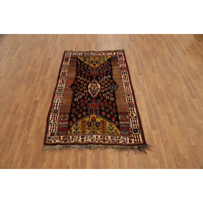 Handmade Wool Traditional Rug 4x6