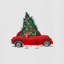Christmas Tree Car Towel