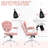 HOMCOM Cute Home Office Chair-547052427-547051633