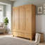 Dover 3 Door Solid Wood Wardrobe