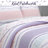 Stripped Floral Vine Star Butterfly Ruffle Embroid Cotton Striped Quilt-1297124486